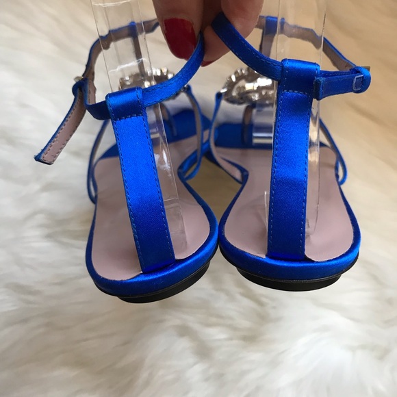⭕️SOLD⭕️. NEW! GUCCI GG Swarovski Crystal Sandals - Picture 6 of 8